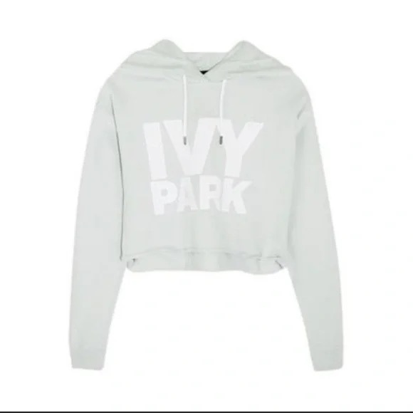 IVY PARK Sweaters - IVY PARK Cropped Sweater Hoodie Size Small